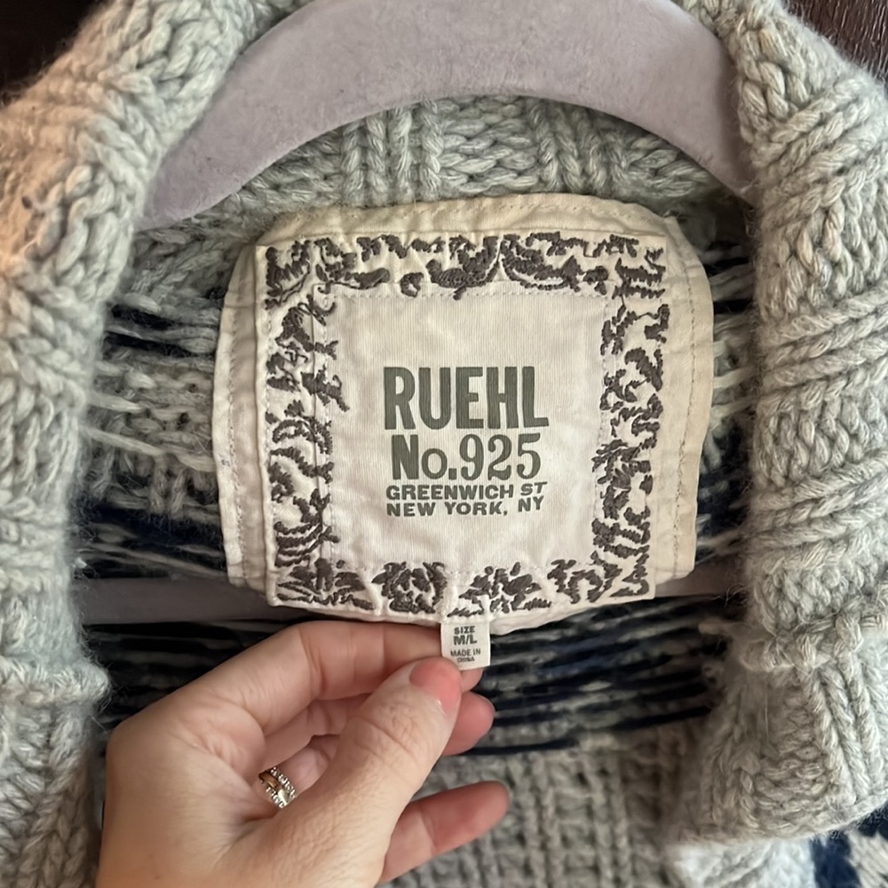 Ruehl No.925 Wool Blend Sweater - Picture 2 of 5